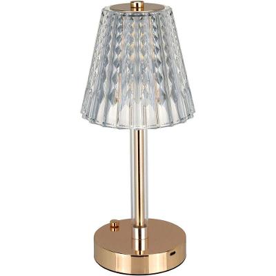 Luminaria De Mesa Decorativa Led Usb Metal 29x12x12cm Ouro