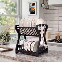 Escorredor Louça Plástico Pratos Copos Talheres Cozinha - 2