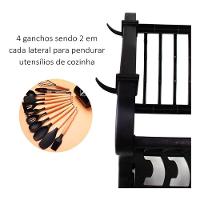 Escorredor Louça Plástico Pratos Copos Talheres Cozinha - 7