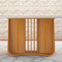 Mesa De Jantar Harpa 6 Lugares Com Tampo De Vidro Naturale-off White - 3