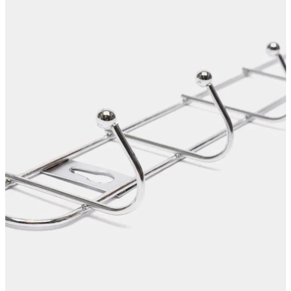 Cabideiro De Parede Grande 10 Ganchos Suporte Multiuso Organizador Guarda Roupa Lavanderia Banheiro Cozinha Pendurar Ute - 3