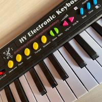 Teclado Musical Com 37 Teclas Som E Microfone Ritmos Srt Cor - 6