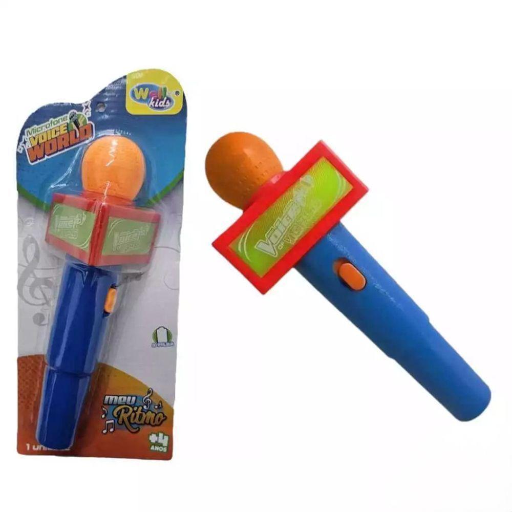 Microfone Infantil Musical Som Brinquedo Educativo Pilha - 1