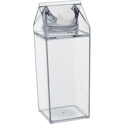 Garrafa Caixa De Leite Home&co Acrilico 750ml 20x7x7cm