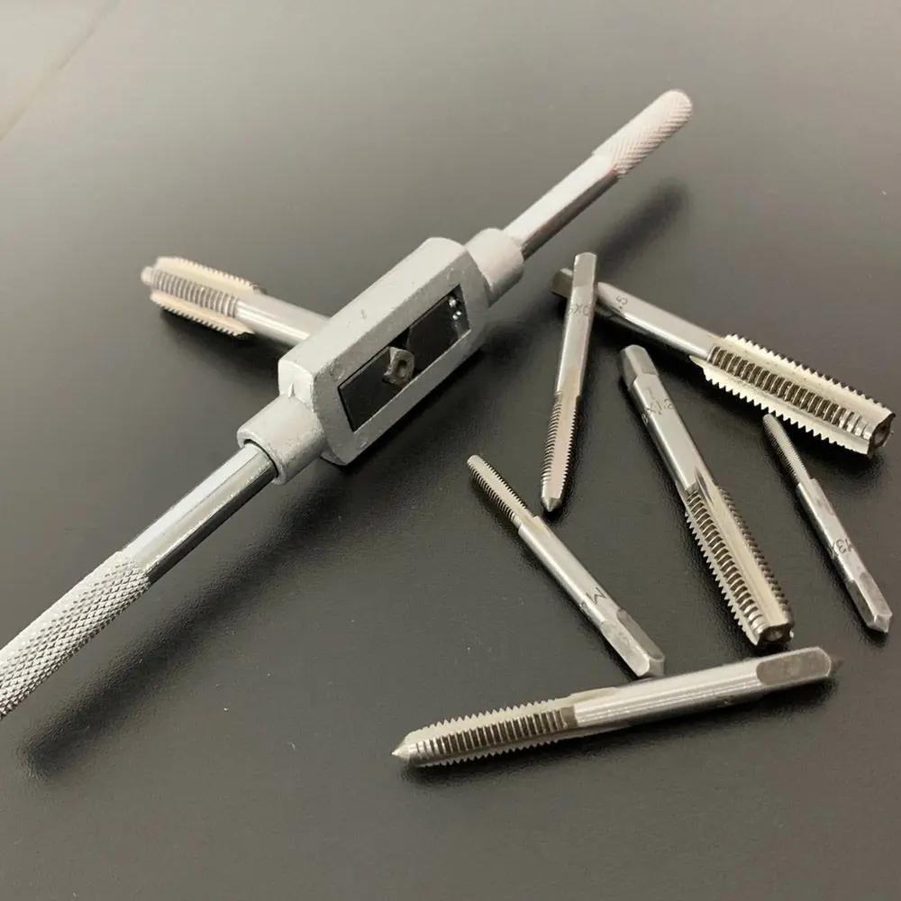 Jogo De Tarraxas Macho Vira Macho Abrir Rosca Kit Completo 8 - 8