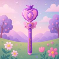 Varinha Mágica Infantil Princesa Luz Som Brinquedo Encantado - 3