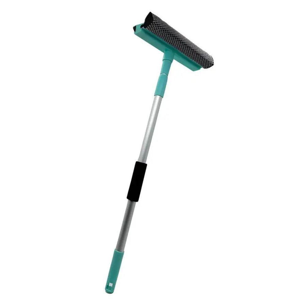 Rodo E Esponja 2em1 Cabo Extensível Retrátil Inox Leve Janel - 2