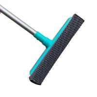 Rodo E Esponja 2em1 Cabo Extensível Retrátil Inox Leve Janel