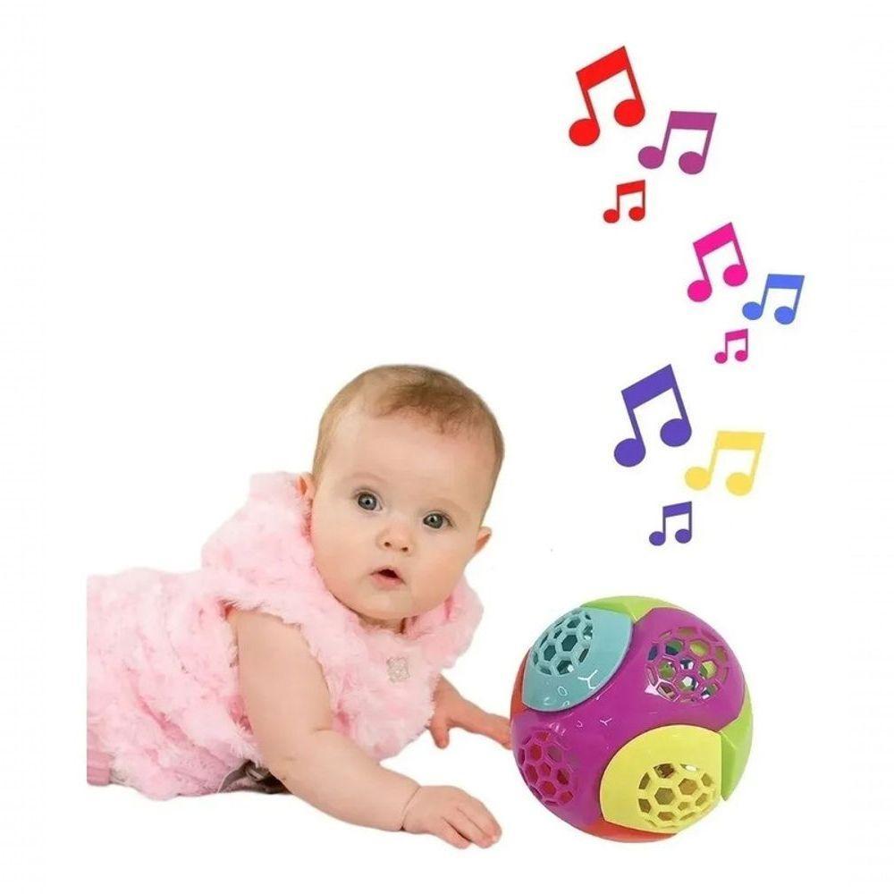 Bolinha Super Maluca Infantil Musical Luz Som Brinquedo - 5