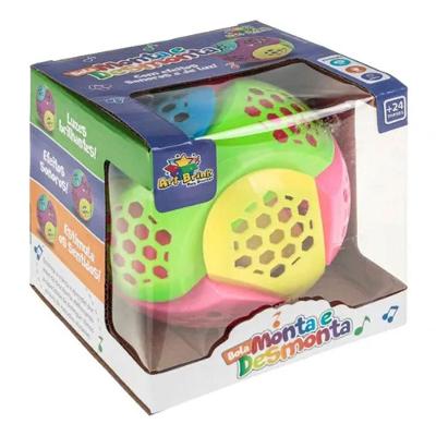 Bolinha Super Maluca Infantil Musical Luz Som Brinquedo