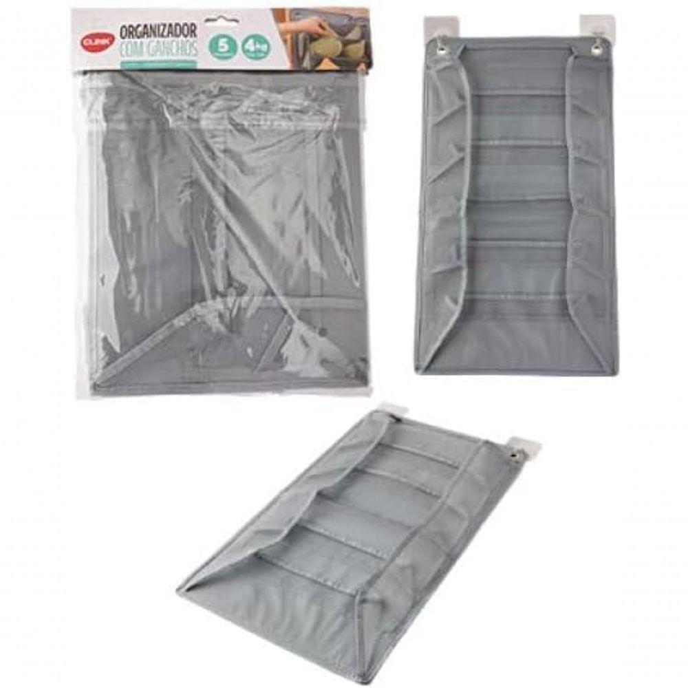 Organizador Armazenar Roupas Armario Divisorias Ganchos Dobrável - 3