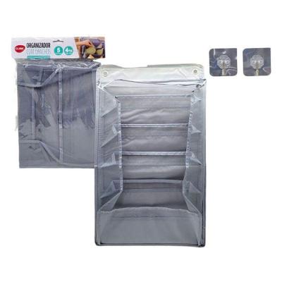 Organizador Armazenar Roupas Armario Divisorias Ganchos Dobrável