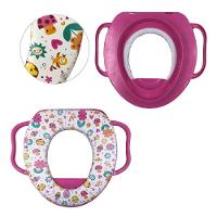 Assento Redutor Sanitario Infantil Alcas Adaptador Acolchoado Para Vaso Desfralde Criança Bebe Meninas - 3