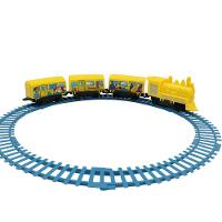 Trenzinho Infantil Trilhos 3 Vagões Brinquedo Educativo Pilh - 7