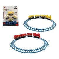 Trenzinho Infantil Trilhos 3 Vagões Brinquedo Educativo Pilh - 10