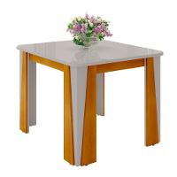 Mesa De Jantar Opera 4 Lugares Com Tampo De Vidro Naturale-off White - 1