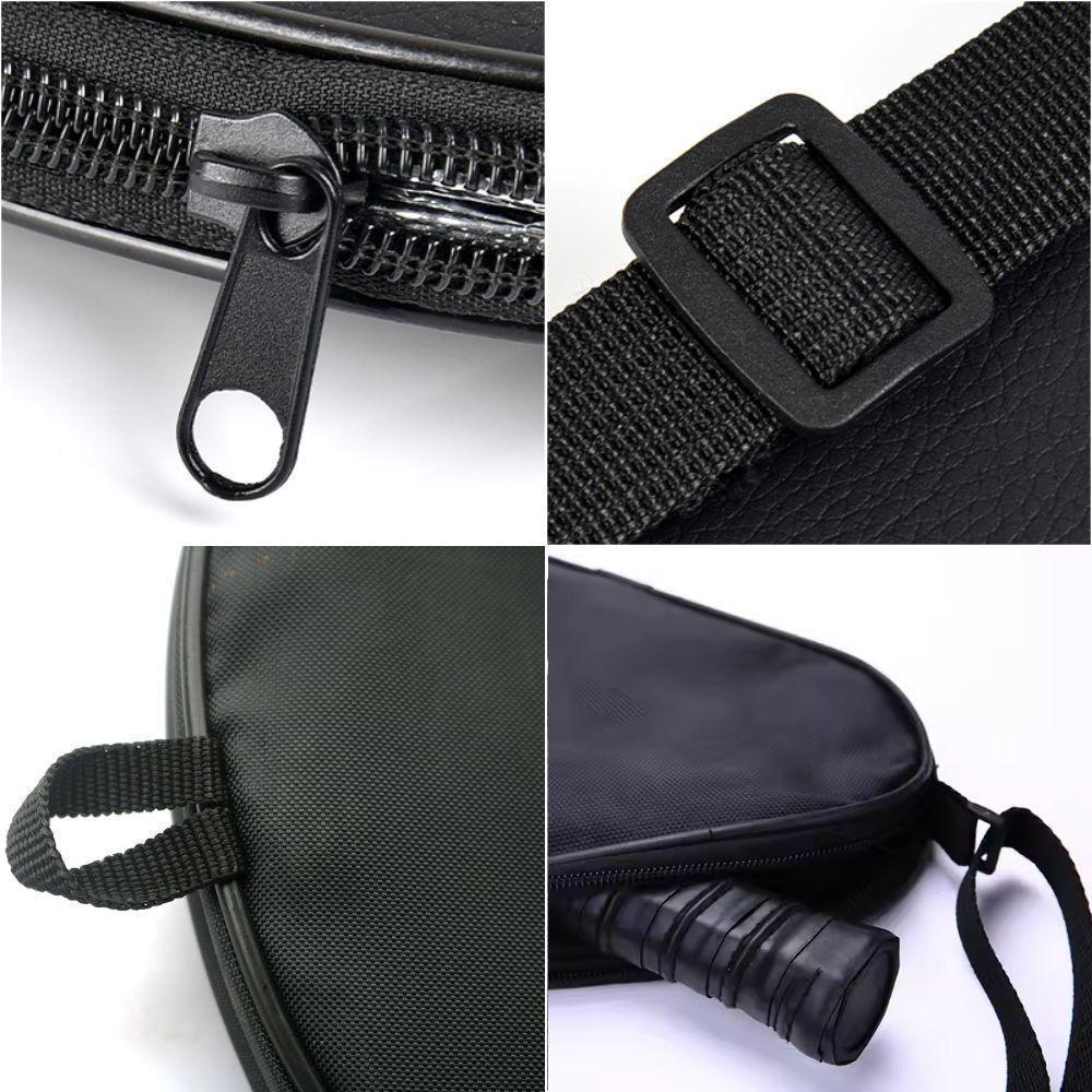 Capa Raqueteira 2 Raquetes Tenis De Quadra Bolsa Profissional Ajustavel Tenista Alça Ombro Ziper Mochila Tennis Badminto - 4