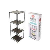 Organizador 4 Andares Ferro Tnt Multiuso Roupas Sapatos - 1