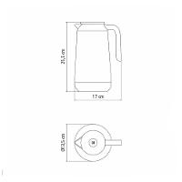 Bule Térmico Tramontina Exata 6163850 1l Lilás - 9
