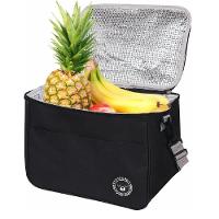 Bolsa Termica Lancheira Multiuso Frutas Bebida Marmita Trabalho Passeio Fitness Alca Ajustavel Bolso Porta Treco Preto