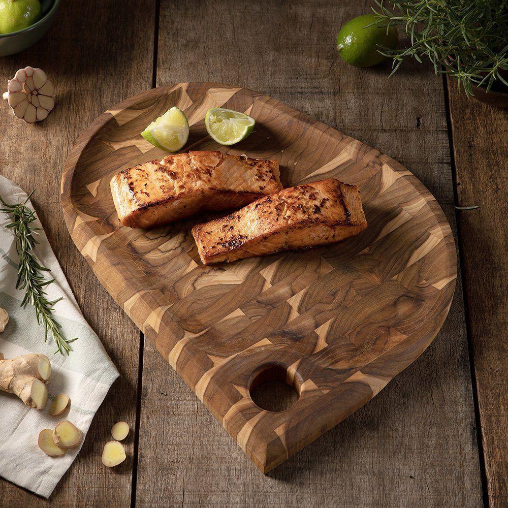 Tábua Para Servir Tramontina Folíum 13586351 40x30 Madeira Teca - 2