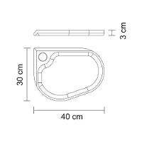 Tábua Para Servir Tramontina Folíum 13586351 40x30 Madeira Teca - 3