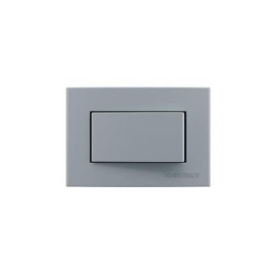Placa Para Móveis 65x45 Com Interruptor Simples Margirius Sleek Colors 10a Cinza Cinza