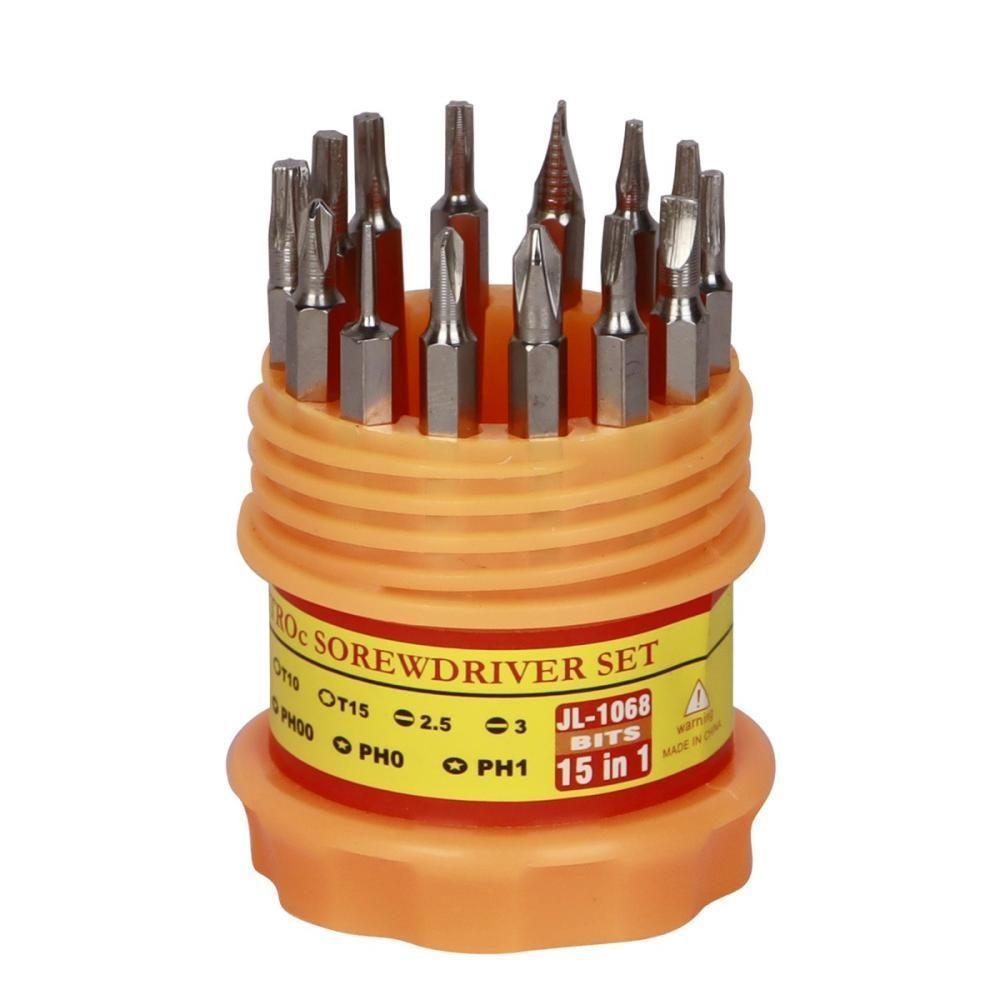 Jogo Chaves Precisao Kit Ferramentas Mini Celular Oculos Multiuso Fenda 16 Em 1 Reparo Manutençao Torx Allen Fenda - 4