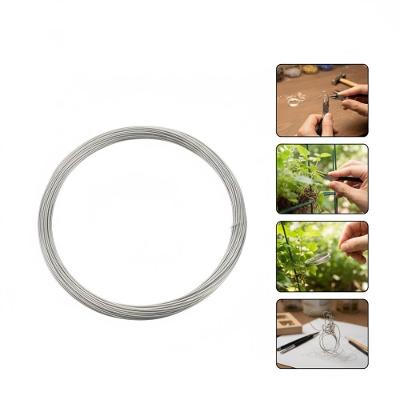 Rolo Arame Galvanizado N.22 Fio Cerca Liso Fino 1kg 325m Zincado Bijuteria Artesanato Casa Flexivel