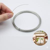 Rolo Arame Galvanizado N.22 Fio Cerca Liso Fino 1kg 325m Zincado Bijuteria Artesanato Casa Flexivel - 5