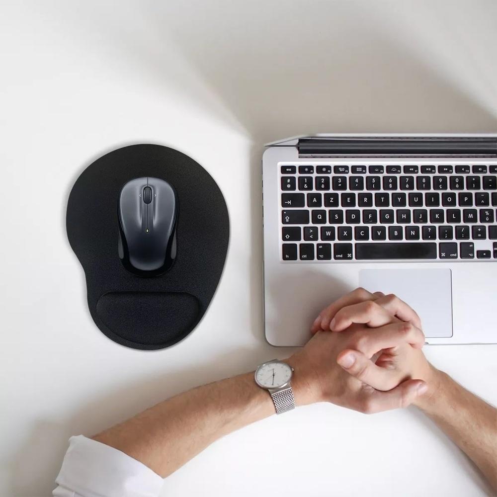 Mousepad Ergonomico Com Suporte Pulso Mouse Pad Gel Descanso Neoprene Home Office Escritorio - 5