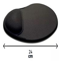 Mousepad Ergonomico Com Suporte Pulso Mouse Pad Gel Descanso Neoprene Home Office Escritorio - 3