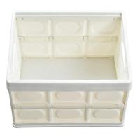 Caixa Dobravel Vira Mesa Portatil Armazenamento Cesta Empilhavel Multiuso Banqueta Viagem Praia Portatil Alca Acampament - 3