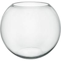 Vaso Decorativo Enfeite Casa Homeco Vidro 34x40 Transparente - 1