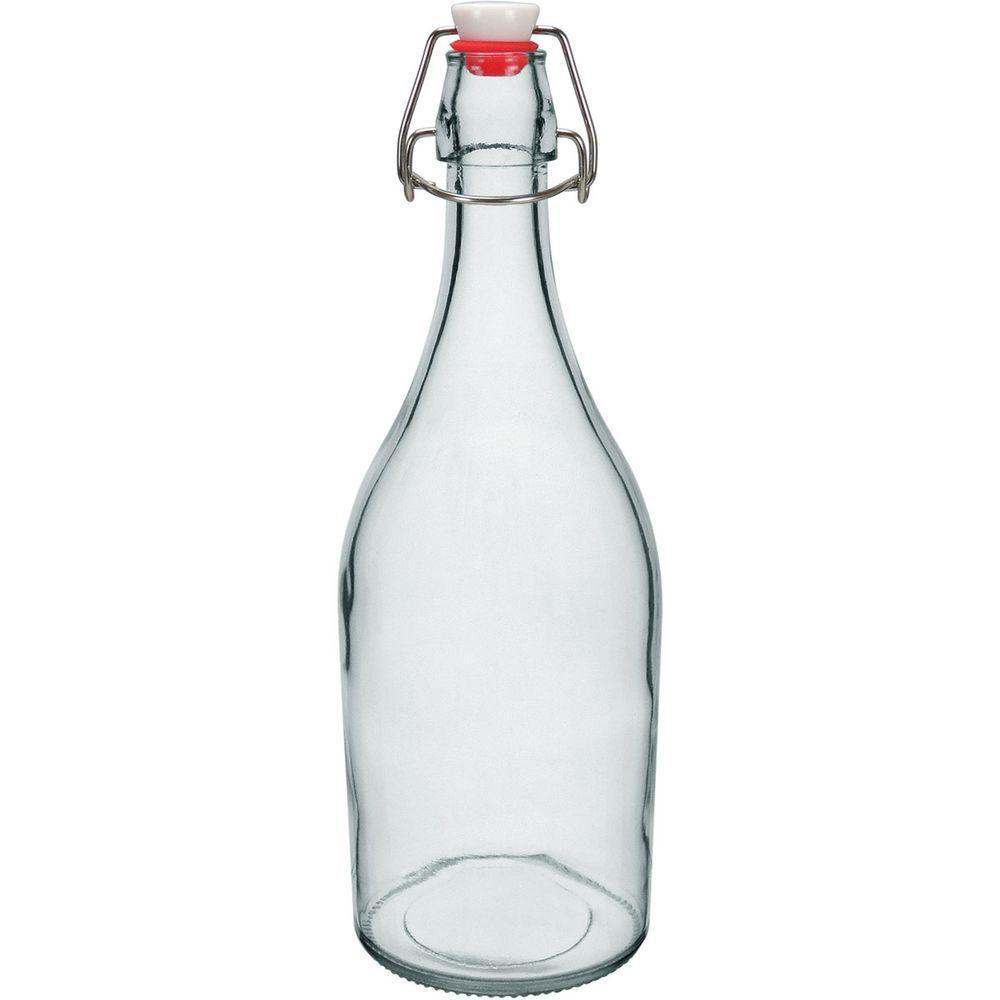 Garrafa Hermética água Home&co Vidro 1l 29x9x9 Transparente - 1