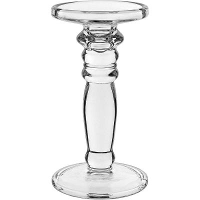 Castiçal Porta Vela Decorativo Home&co Eco Crystal 20x11x11