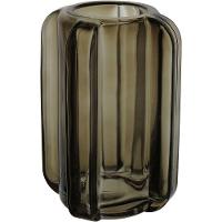 Vaso Decorativo Enfeite Planta Home&co Vidro 20x11cm Marrom - 1