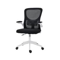 Cadeira De Escritório Home Office Ergonômica Diretor Bytes Com Encosto Em Tela Apoio Lombar E Braços Retráteis Branco - 1