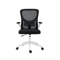 Cadeira De Escritório Home Office Ergonômica Diretor Bytes Com Encosto Em Tela Apoio Lombar E Braços Retráteis Branco - 2