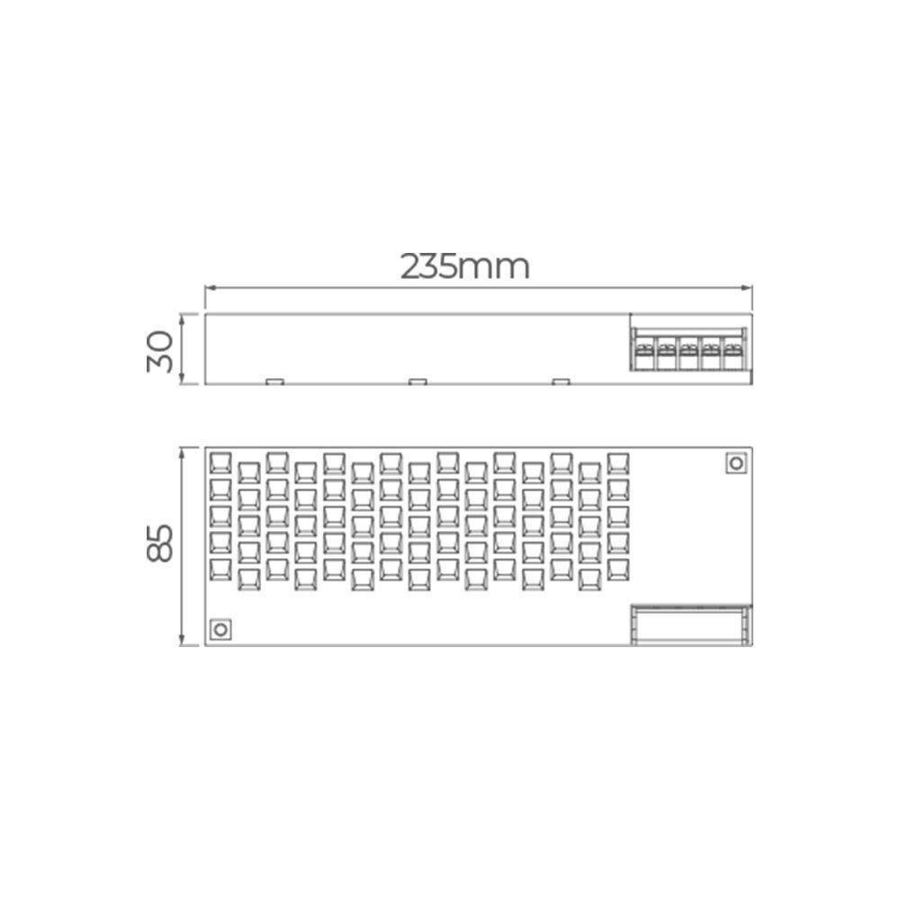 Fonte Para Fita Led Stella Evo 24v 10,42a / 250w Bivolt - 2