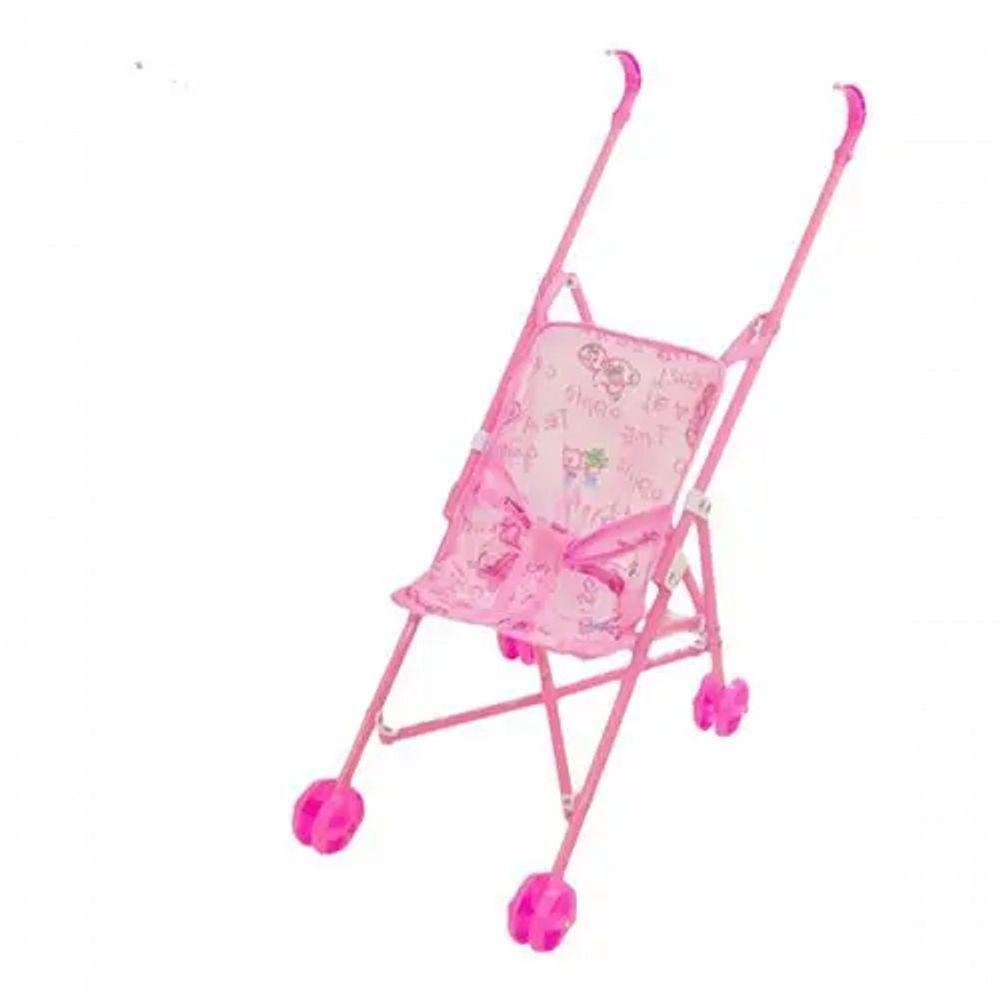 Carrinho De Boneca Bebê Reborn Brinquedo Baby Passeio Dobráv - 3