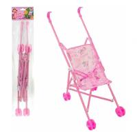 Carrinho De Boneca Bebê Reborn Brinquedo Baby Passeio Dobráv - 1