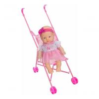 Carrinho De Boneca Bebê Reborn Brinquedo Baby Passeio Dobráv - 2