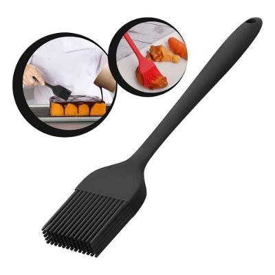 Pincel Culinário De Silicone Cozinha E Confeitaria Grande 25cm - Preta