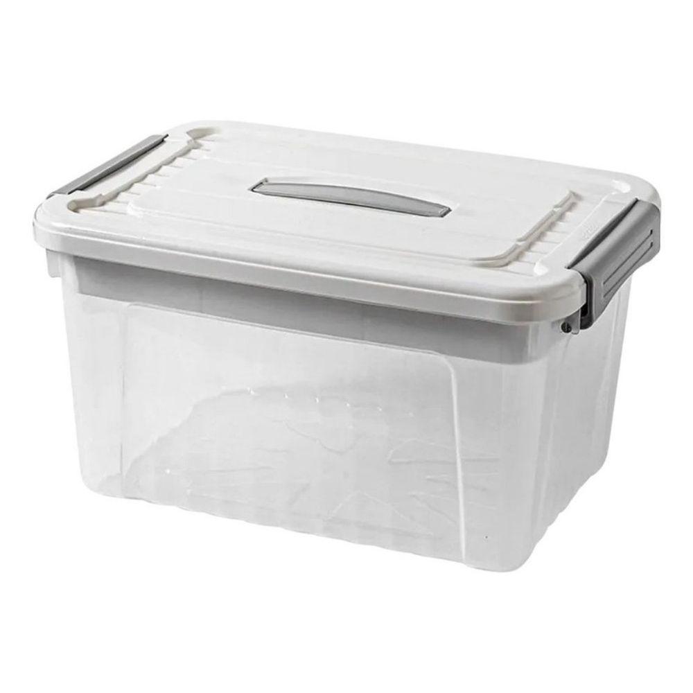 Caixa Cesto Organizador Multiuso Com Tampa 15 Litros - 1