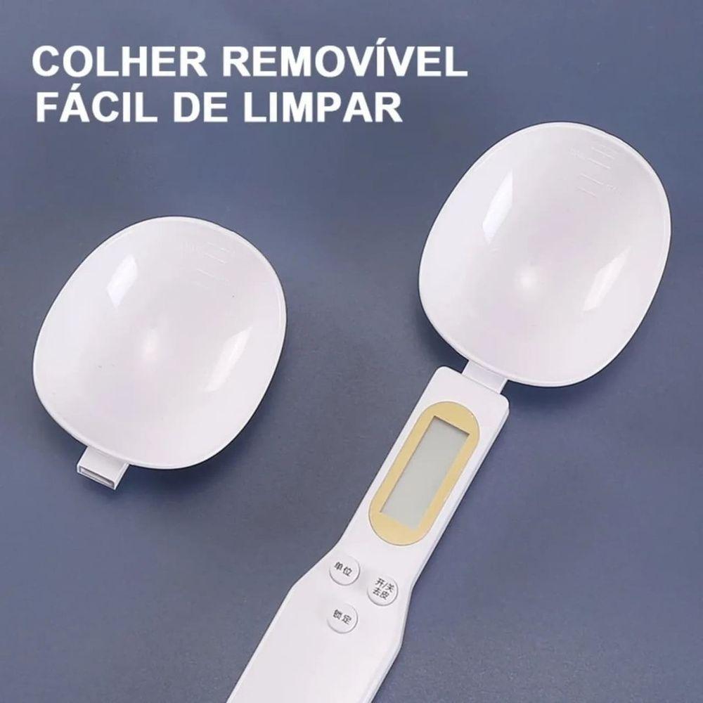 Colher De Medida Com Balança Digital 500g Ideal Para Cozinha - Sortida - 3