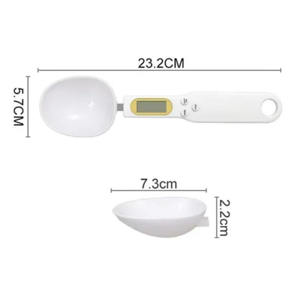 Colher De Medida Com Balança Digital 500g Ideal Para Cozinha - Sortida - 6