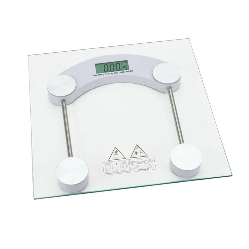 Balança Digital Corporal Para Banheiro E Academia Base De Vidro Atá 180kg Precisa - 1