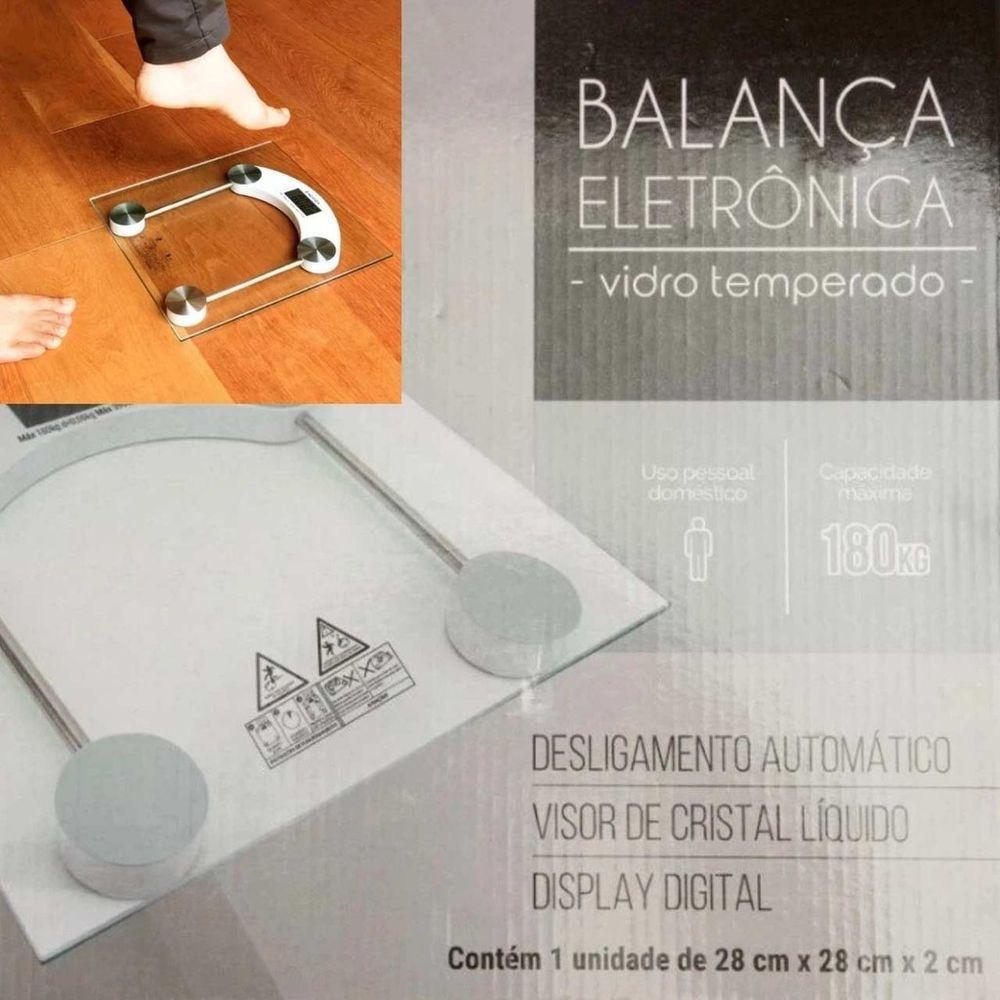 Balança Digital Corporal Para Banheiro E Academia Base De Vidro Atá 180kg Precisa - 3