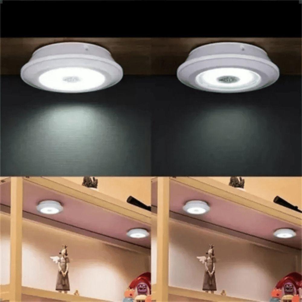 Kit 3 Luminárias Led Com Controle Remoto Conjunto - 4